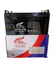 batteria gel 12v 150ah per kit Fotovoltaico Pannello Solare camper baita Luci TV