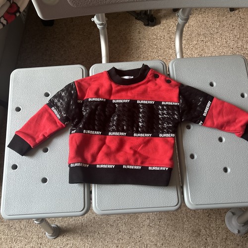 Felpa burberry bambino rossa - felpa,