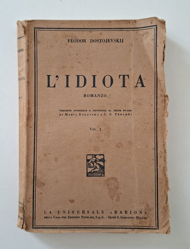 Feodor dostojevskij idiota - feodor, dostojevskij-l'idiota