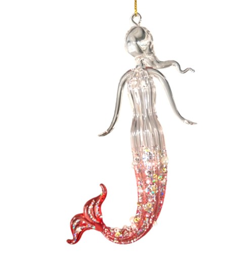 Ornamento vetro sirena - , 7