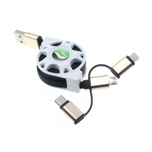 Cavo usb retrattile caricatore - cavo,