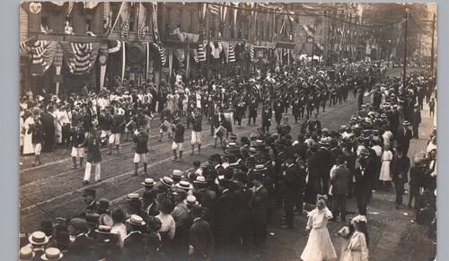 Patriotic street parade - patriotic,