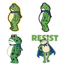 Frog again the machine adesivo - machine,