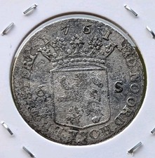 Moneta argento 1761 olanda - moneta,