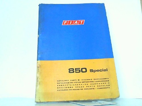 850 special ersatzteilkatalog - 850,