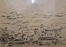 Disegno Su Carta Raffigurante