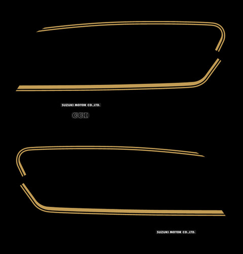 Suzuki gt550 kit sticker - kit,