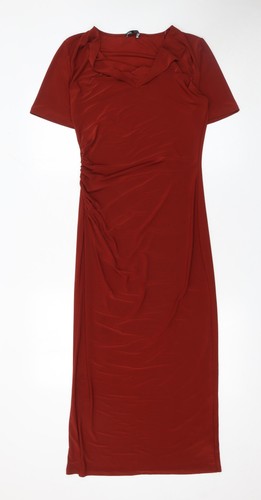 Abito midi zara donna - donna, rosso
