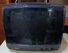 Vintage philips rossa e - tv,