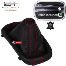 C Leather gear shift boot