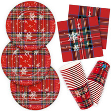 Piatti Di Carta Natale Rosso