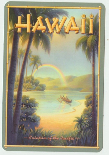 Postcard hawaii rainbow the - postcard, of