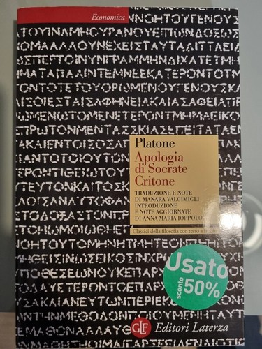 Apologia socrate critone - apologia,