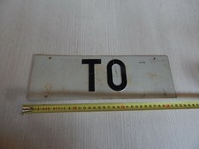 ELEMENTO TARGA TORINO TO BIANCA ORIGINALE