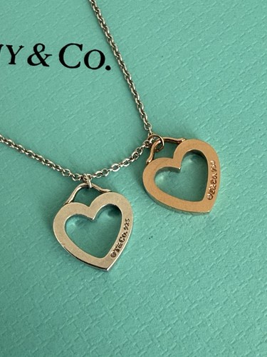 Collana doppio cuore tiffany - collana,