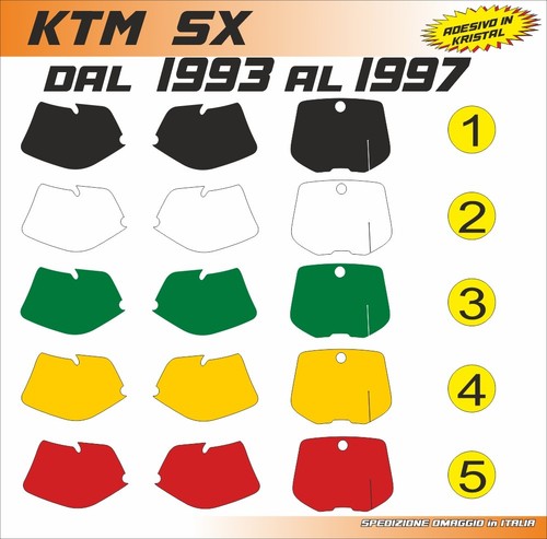 Ktm dal 1993 al 1997 - ,