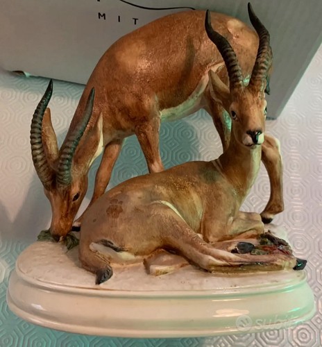 Cacciapuoti cervi ceramica - cacciapuoti,