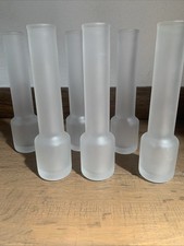 Lotto 6 bicchieri da Vodka in vetro satinato 