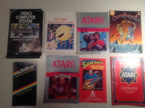 Carta atari 2600 vintage - carta,