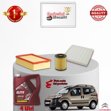 KIT TAGLIANDO FILTRI E OLIO CITROEN NEMO 1.4 54KW 73CV DAL 2012 ->