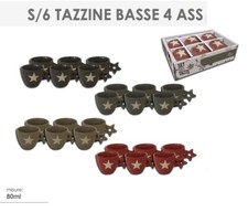 x Set Servizio 6 Tazzine Tazze