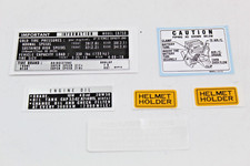 Honda kit adesivi avvertenze - honda,