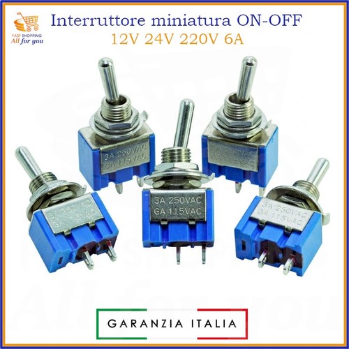 Micro interruttore off a - on,