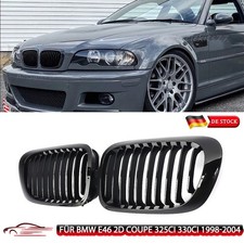 Per BMW E46 2D Coupè 325Ci 330Ci 98-04 Ponte Singolo Griglia Anteriore Stile M Griglia Radiatore