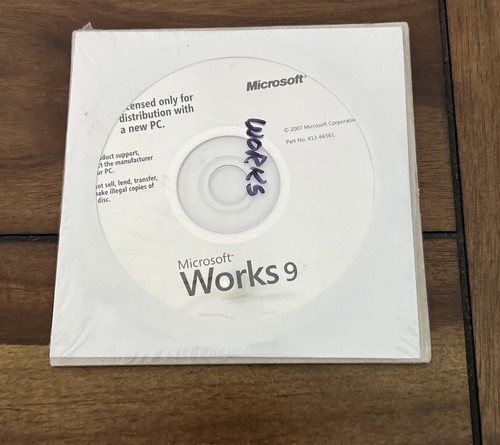 Microsoft works di - microsoft, cd