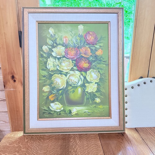 Dipinto olio con - , cornice