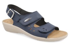 Fly Flot T4A62CE Sandalo Donna Doppio Strappo Tomaia Pelle Anti Shock ANATOMICO