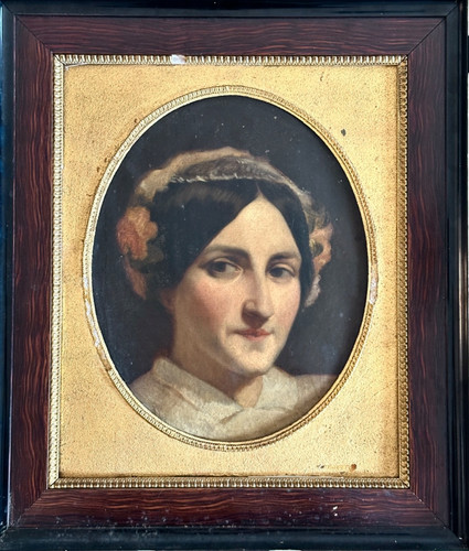 Quadro antico scuola romantico - quadro,