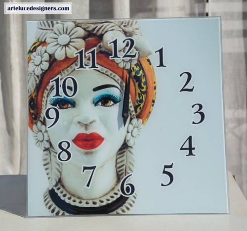 Orologio quadrato parete - quadrato, da