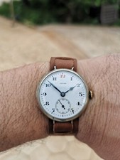 orologio uomo carica manuale alpina  anni 30