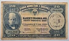 Albanien Albania 20 Franga ari