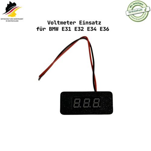 Inserto voltmetro per bmw - bmw, e31