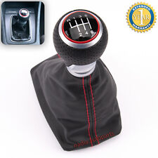 Pelle Pomello Del Cambio Per Audi A4 B6 B7 Cuffia 6 Marce Tuning