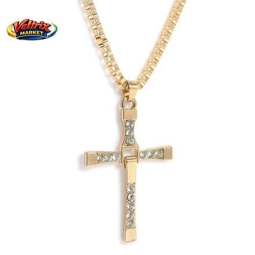 Collana croce dom toretto - dom, fast