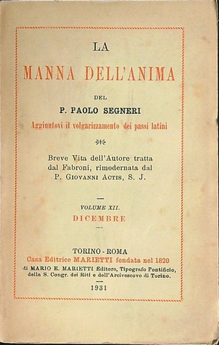 Manna dell anima dicembre - la, dell'anima