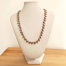 Collana uncinetto filo lurex e