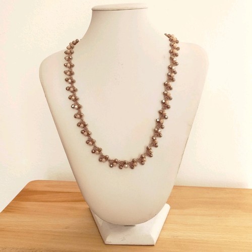 Collana uncinetto filo - , lurex