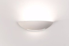 Applique Shell Isyluce 601/2/3 bianco in 3 dimensioni
