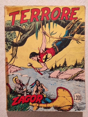 Zagor scritta rossa l - rossa,