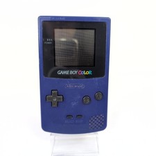 Game Boy Color Viola Console ORIGINALE Testata SENZA Coperchio Batterie