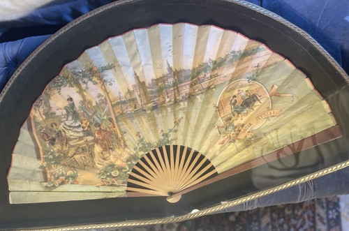 Elegante ventaglio vintage con - vintage,