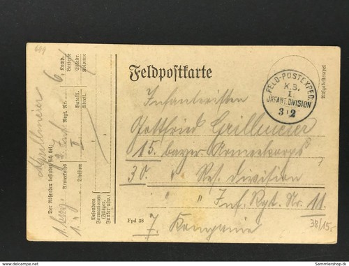 Cartolina militare prima