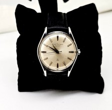 OROLOGIO DA POLSO VINTAGE GIRARD PERREGAUX E-Z READ ACCIAIO INOX GIROMATICO 39J,FUNZIONANTE