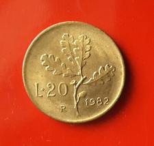20 LIRE 1982 ERRORE - BUCCIA