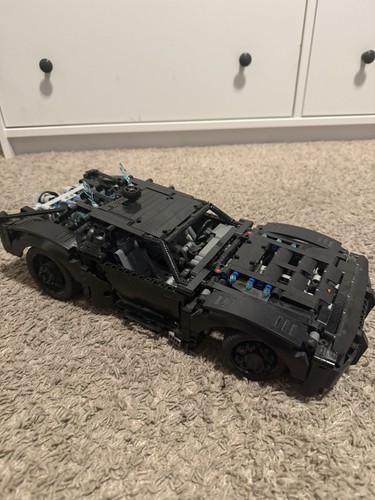 Lego built batmobile - lego,