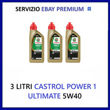3 LITRI CASTROL POWER 1 ULTIMATE 5W-40 SOSTITUISCE IL VECCHIO POWER RACING